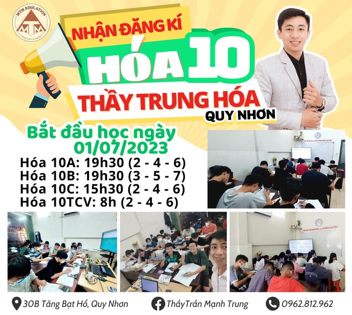 Luyện Thi THPT Trần Mạnh Trung - Hóa ảnh 3