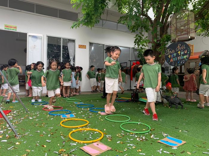 Khung cảnh sinh động tại Trường Mầm non Ngọc Lan - Nơi bé tự do khám phá thế giới