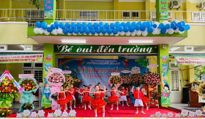 Không gian ấm áp tại Trường Mầm non Hoa Ban