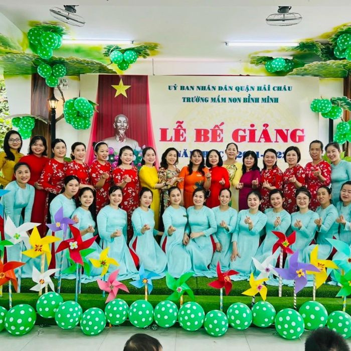 Hình ảnh đầu tiên về ngôi trường Mầm non Bình Minh - nơi ươm mầm tương lai
