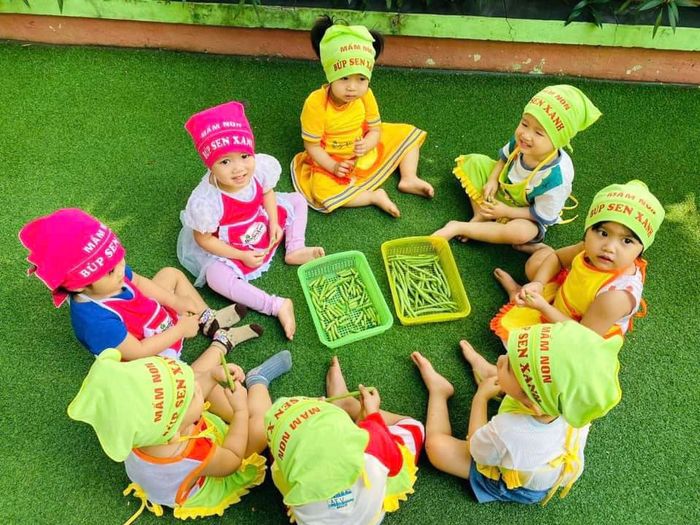Hoạt động vui chơi tại Mầm non Búp Sen Xanh