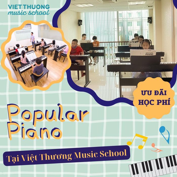 Hình ảnh đầu tiên về không gian đào tạo tại Trường Âm nhạc Việt Thương