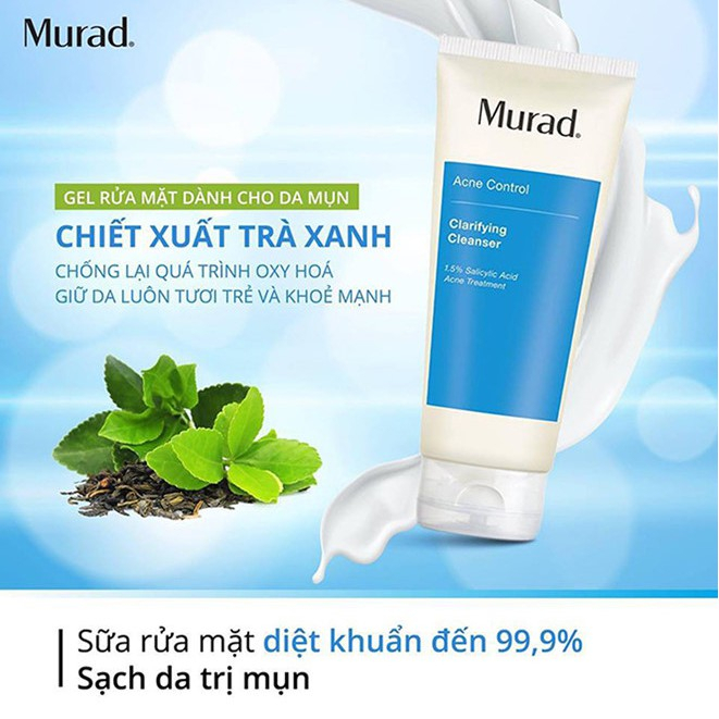 Hình ảnh minh họa Sữa rửa mặt MURAD Clarifying Cleanser (Ảnh 2)