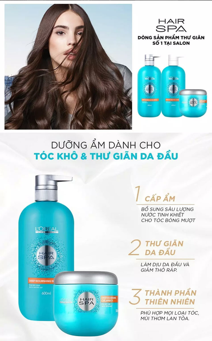 L'Oreal Professionnel Hair Spa - giải pháp vàng cho mái tóc khô xơ cần phục hồi sâu