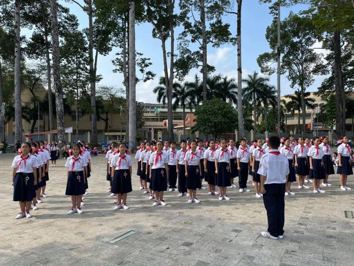 Hình ảnh đẹp về ngôi trường THCS Hồng Bàng - nơi lưu giữ những khoảnh khắc đáng nhớ của tuổi học trò.