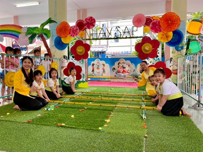Góc học tập sáng tạo tại Trường Mầm non Anh Đào