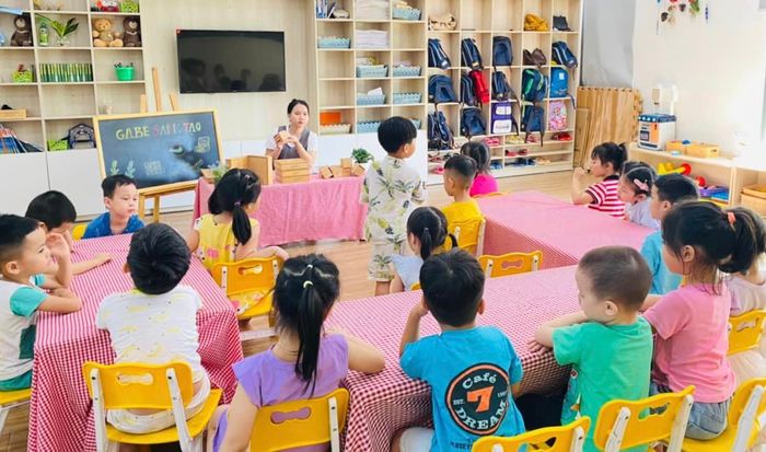Hình ảnh không gian học tập tại Mầm non Dongsim Kindergarten