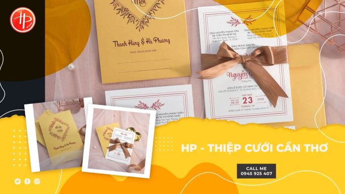 HP - Thiệp Cưới Cần Thơ ảnh 2 – Những mẫu thiệp sang trọng, phù hợp với mọi phong cách, chắc chắn sẽ làm bạn hài lòng.
