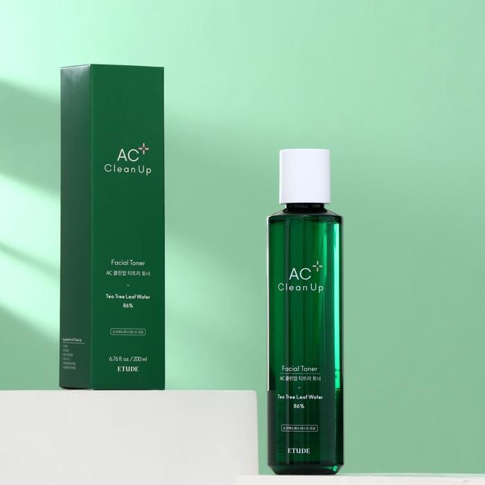 Nước Hoa Hồng Trị Mụn Chiết Xuất Tràm Trà Etude AC Clean Up Facial Toner ảnh 1