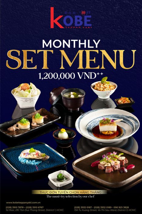 Kobe Teppanyaki – Không gian sang trọng đậm chất Nhật (ảnh 1)