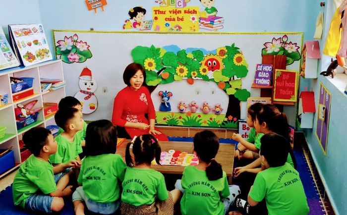 Hình ảnh Trường Mầm non Kim Sơn - Lớp học hiện đại đầy màu sắc