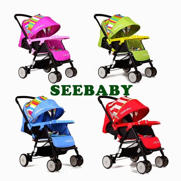Hình ảnh xe đẩy Seebaby thiết kế hiện đại