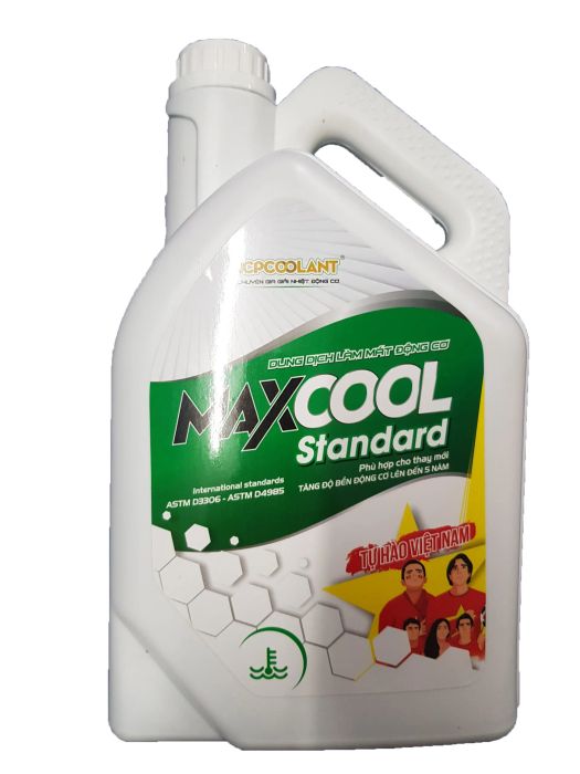 Hình ảnh chai nước làm mát Maxcool đỏ