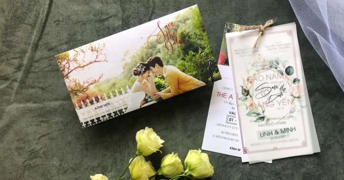 Thiệp cưới Nắng - Mẫu thiết kế hoàn hảo cho từng khoảnh khắc yêu thương