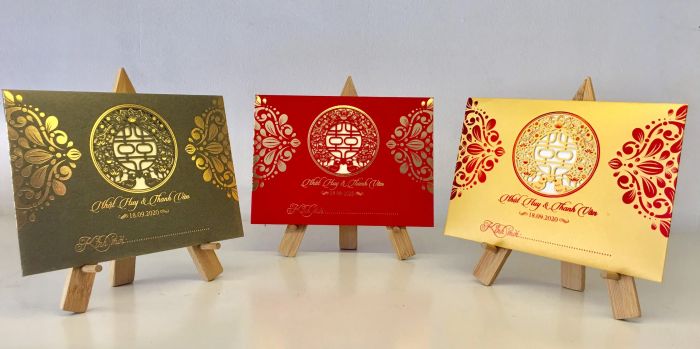 Thiệp Cưới Rosie - Mẫu thiệp sang trọng, tinh tế