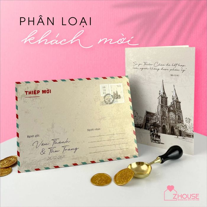 Thiệp Cưới Z House - Mẫu thiệp cưới đặc sắc, phù hợp mọi phong cách