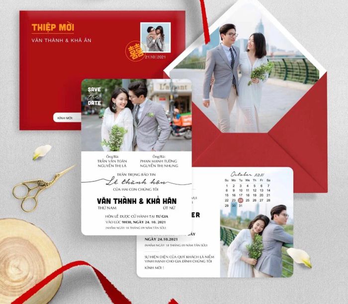 THIỆP CƯỚI CẦN THƠ - Tạo nên dấu ấn riêng với những mẫu thiệp tinh tế