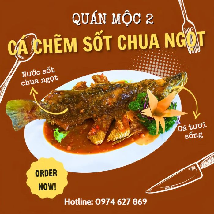 Góc ẩm thực đầy nghệ thuật tại Quán Mộc CN2