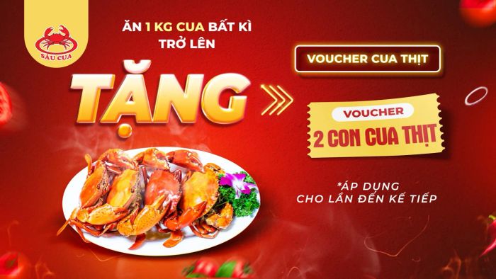 Không gian ấm cúng tại Ẩm thực Sáu Cua