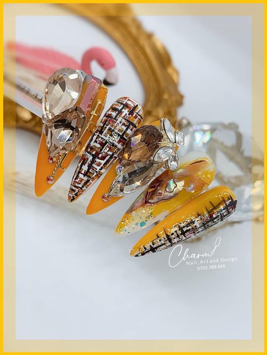 Hình ảnh thành phẩm nail ấn tượng từ học viên CHARM NAIL