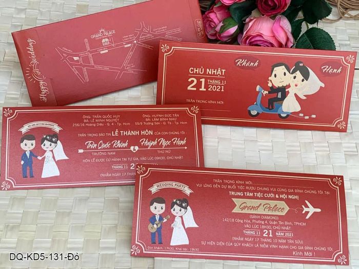 Thiệp Cưới ĐỘC - LẠ 1986 – Mang đến sự độc đáo và tinh tế trong từng mẫu thiệp cưới.