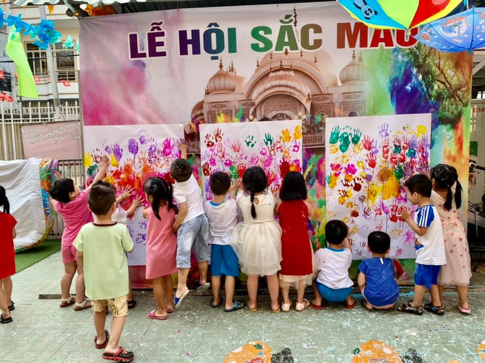 Ảnh 2 - Giờ học vui nhộn với trang thiết bị hiện đại tại Mầm Non Sơn Ca