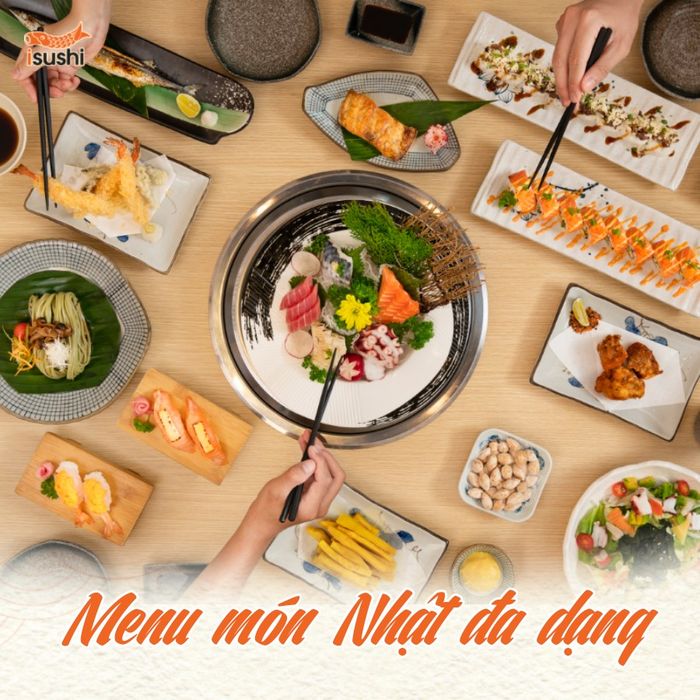 Nghệ thuật ẩm thực Nhật tại ISUSHI