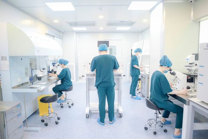 Hình ảnh phòng lab hiện đại tại IVFMD