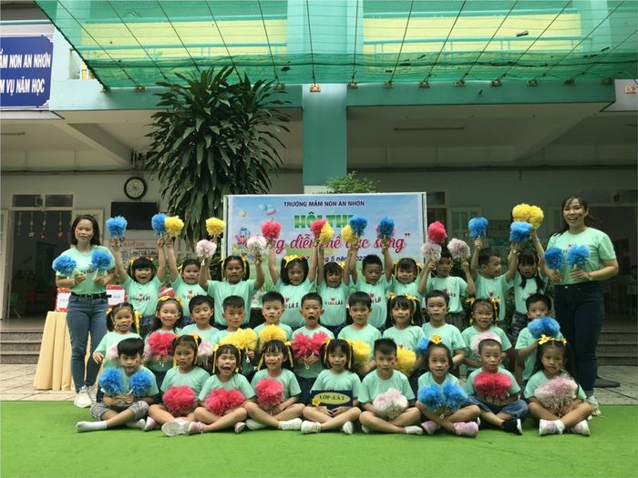 Ảnh 2 - Giờ học ngoài trời đầy màu sắc tại Mầm Non An Nhơn