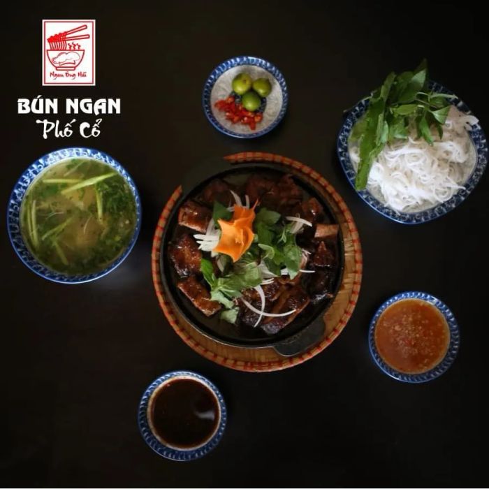 Tô bún ngan đặc trưng tại Phố Cổ - Nét tinh túy ẩm thực truyền thống