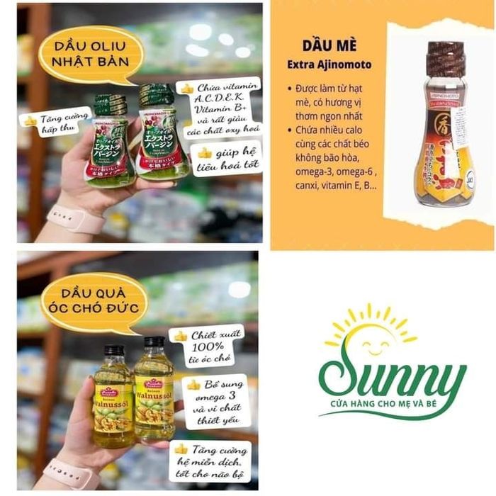 Góc trưng bày sản phẩm chất lượng tại Sunny