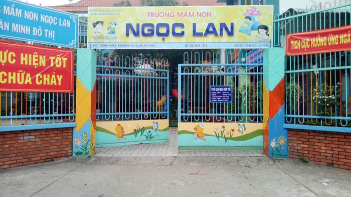 Ảnh 1 - Ngôi trường Mầm Non Ngọc Lan với không gian xanh mát