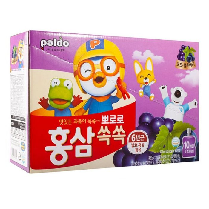 Nước uống hồng sâm Pororo - Hình ảnh 2