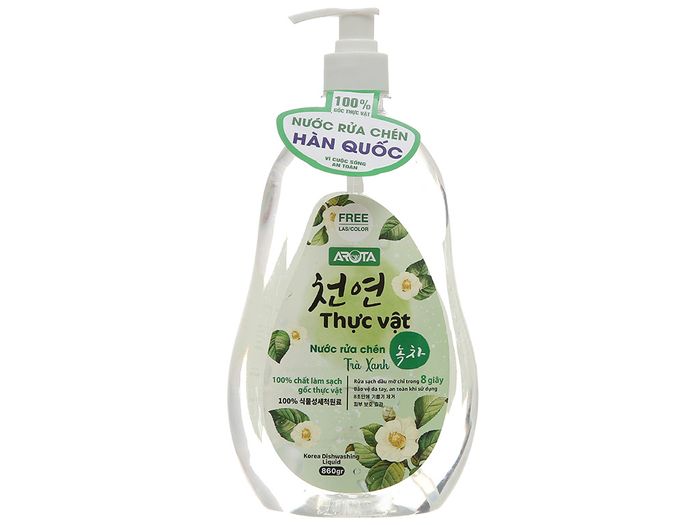 Hình ảnh thực tế Arota hương trà xanh - góc sử dụng trong gian bếp