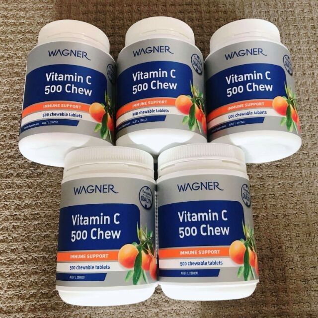Hình ảnh viên nhai bổ sung Vitamin C 500 Chew Wagner ảnh 2