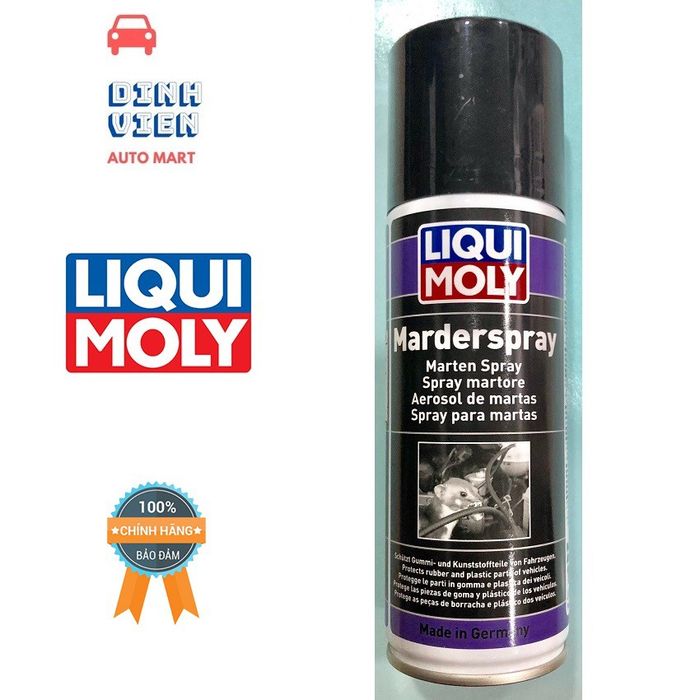 Hình ảnh minh họa bình xịt đuổi chuột đa năng Liqui Moly Marten Spray 1515 - Giải pháp bảo vệ ô tô và xe máy hiệu quả