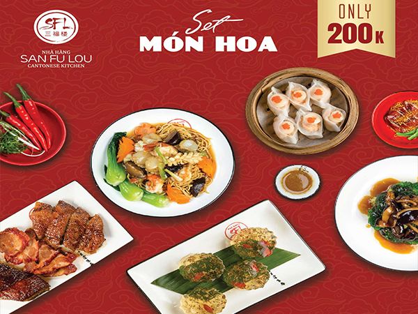 Hình ảnh ấn tượng tại San Fu Lou - Nơi nghệ thuật trình bày món ăn đạt đến độ tinh xảo.
