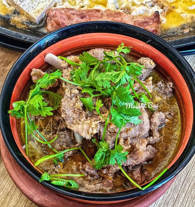 Món Bò quanh lửa hồng đặc trưng tại Bò City - Nét độc đáo trong từng trải nghiệm
