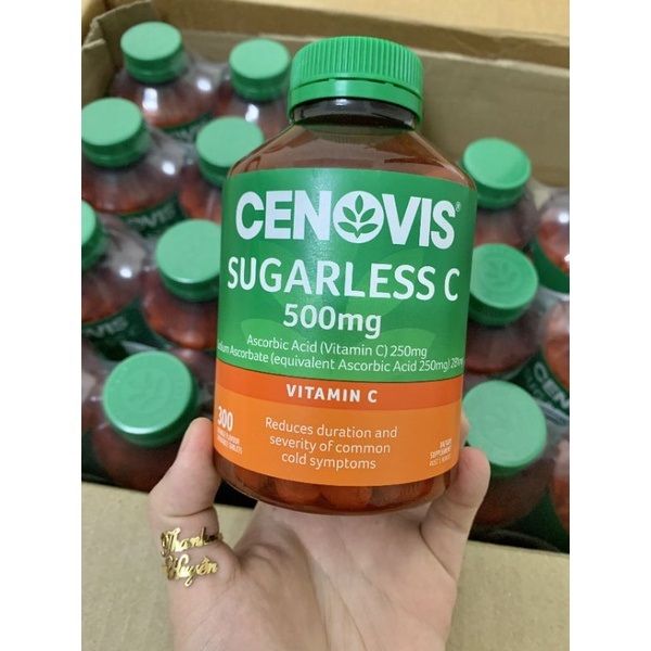 Hình ảnh viên nhai Vitamin C không đường Cenovis Sugarless C 500mg ảnh 1