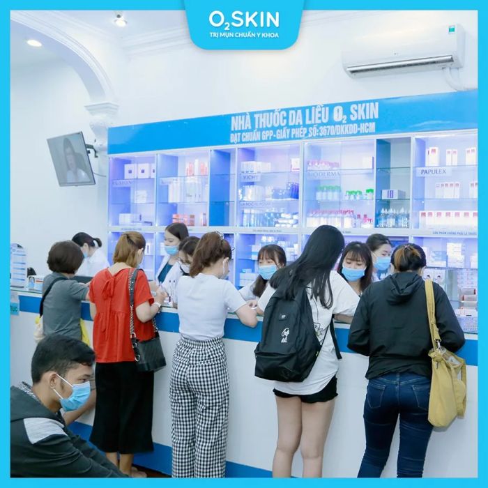 Hình ảnh thực tế về cơ sở vật chất Phòng Khám Da Liễu O2 SKIN