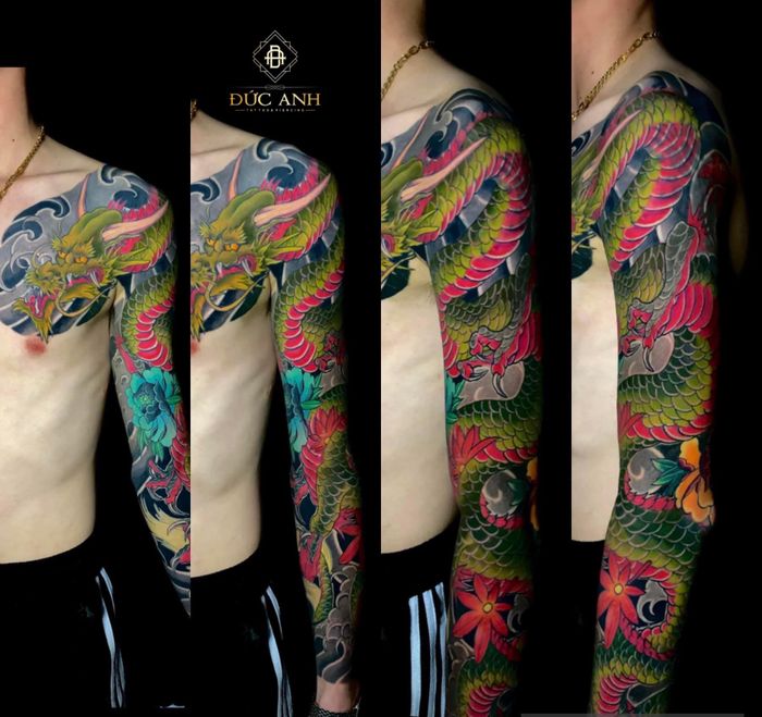 Tác phẩm nghệ thuật ấn tượng tại Đức Anh Tattoo & Piercing