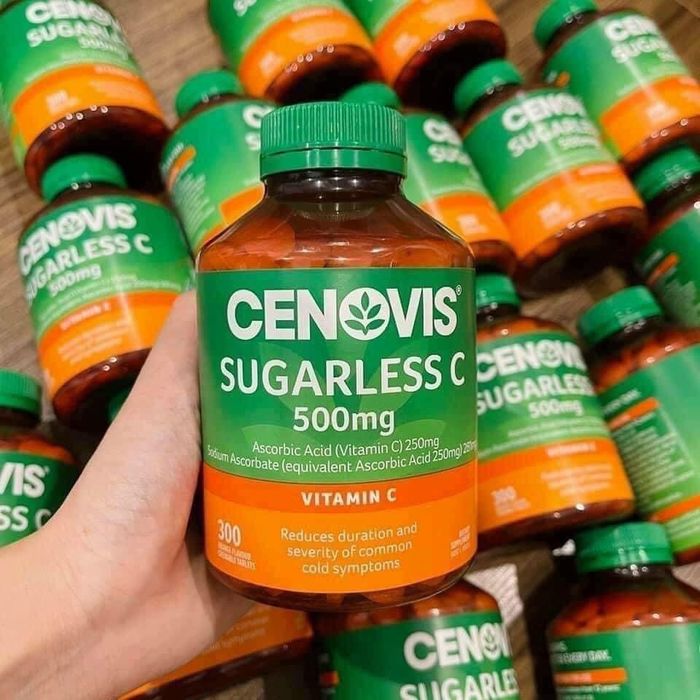 Hình ảnh viên nhai Vitamin C không đường Cenovis Sugarless C 500mg ảnh 2