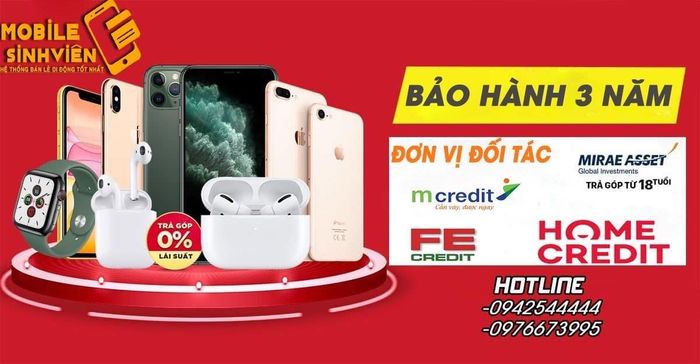Không gian trưng bày hiện đại tại Mobile Sinh Viên 75