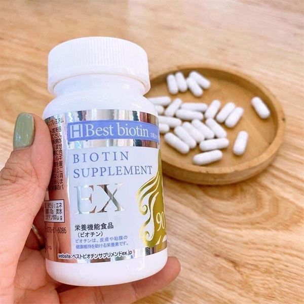 Viên uống hỗ trợ mọc tóc Best Biotin Supplement EX ảnh 2