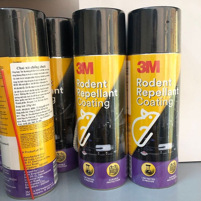 Hình ảnh bình xịt chống chuột 3M Rodent Repellant - Bảo vệ động cơ toàn diện