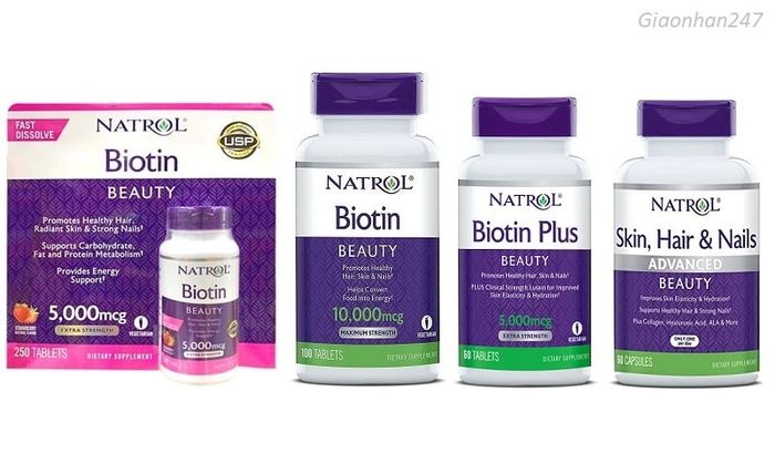 Viên Uống Nuôi Dưỡng Da, Tóc, Móng Natrol Biotin Plus Lutein 5000mcg – ảnh 2 tỏa sáng vẻ đẹp tự nhiên