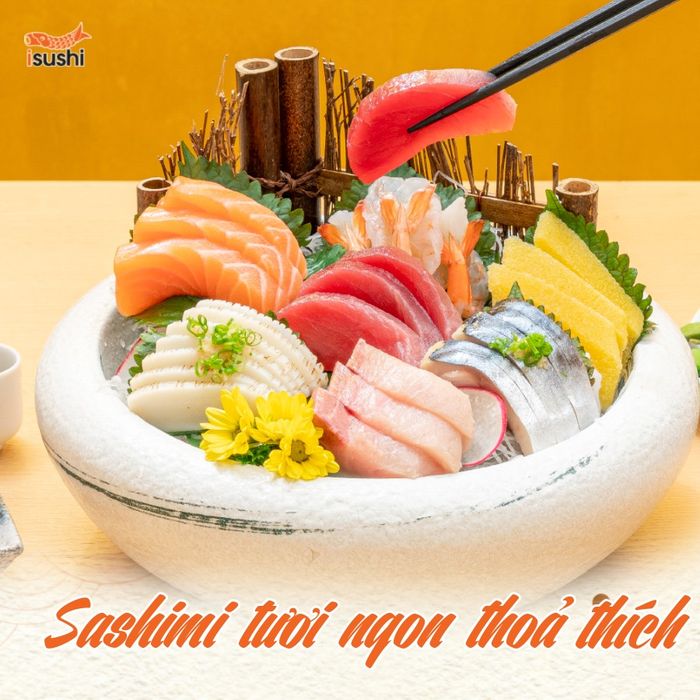 Không gian sang trọng tại ISUSHI