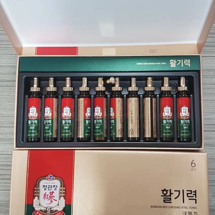Hình ảnh chi tiết Nước Hồng Sâm KGC Korean Red Ginseng Vital Tonic (ảnh 2)