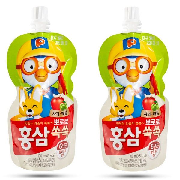 Nước uống hồng sâm Pororo - Hình ảnh 1