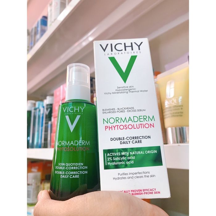Kem dưỡng giảm mụn, giảm bóng dầu, dưỡng ẩm Vichy Normaderm ảnh 2